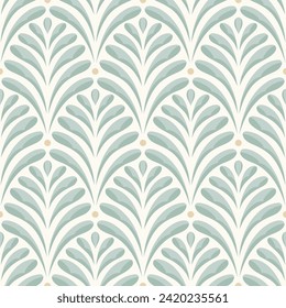 Art deco seamless pattern. Abstract vector background. Geometric elegant texture.