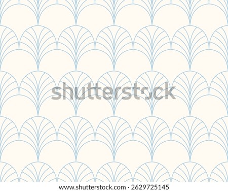 Art deco seamless pattern. Abstract vector background. Geometric elegant texture.