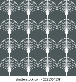 Patrón art deco sin fisuras en estilo árabe, adorno elegante para el diseño
