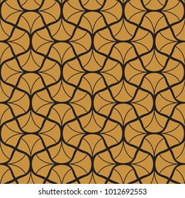 Art Deco Seamless Pattern Background. Geometric decorative texture.
