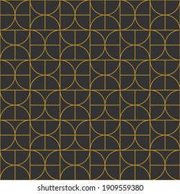 Art Deco Seamless Pattern Background.