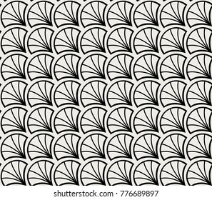 Art Deco Seamless Pattern Background. Geometric decorative texture.