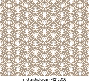 Art Deco Seamless Pattern Background. Geometric decorative texture.