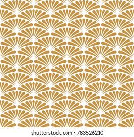 Art Deco Seamless Pattern Background. Geometric decorative texture.