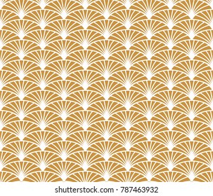 Art Deco Seamless Pattern Background. Geometric decorative texture.