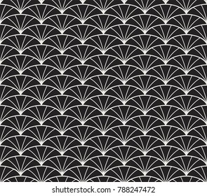 Art Deco Seamless Pattern Background. Geometric decorative texture.