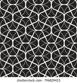 Art Deco Seamless Pattern Background. Geometric decorative texture.