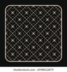 Art Deco Seamless Pattern Backgrounds.