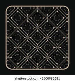 Art Deco Seamless Pattern Backgrounds.