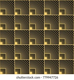 Art Deco seamless pattern. decoration ornament.