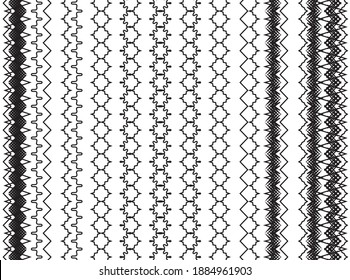 Art deco seamless pattern. elegant classic retro ornament. Vector abstract.