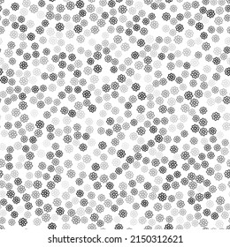 Art deco seamless pattern with flowerr decorative shapes. Ornament can be used for gift wrapping paper, pattern fills, web page background, surface textures and fabrics.