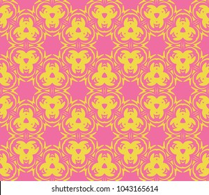 Art Deco seamless pattern with geometric ornament. Vector illustration. For design