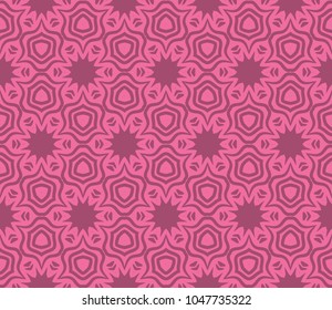 Art Deco seamless pattern with geometric ornament. Vector illustration. For design
