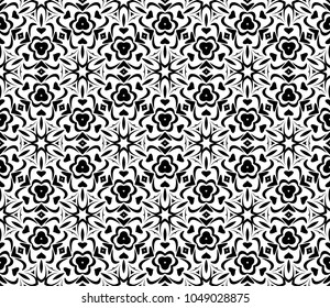 Art Deco seamless pattern with geometric ornament. Vector illustration. For design