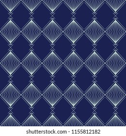 Patrón sin foco Art Deco, fondo geométrico para diseño, cubierta, textil, papel de pared, decoración en vector 