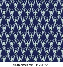 Art Deco Seamless Pattern, Geometrical Background for design, cover, textile, wallpaper, decoration in vector 