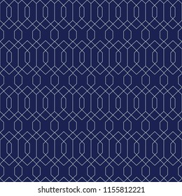 Art Deco Seamless Pattern, Geometrical Background for design, cover, textile, wallpaper, decoration in vector 