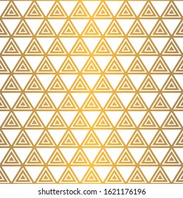 Art Deco Seamless Pattern. Golden luxury vintage background. Fan scales ornaments. Geometric decorative retro papers. Vector 1920s design. Vintage illustration.