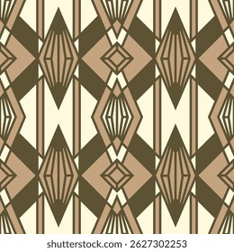 Art Deco Seamless Pattern Illustration