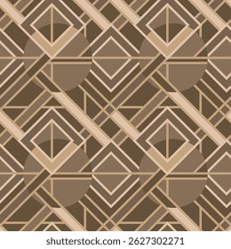 Art Deco Seamless Pattern Illustration