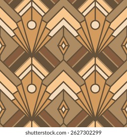 Art Deco nahtlose Mustergrafik
