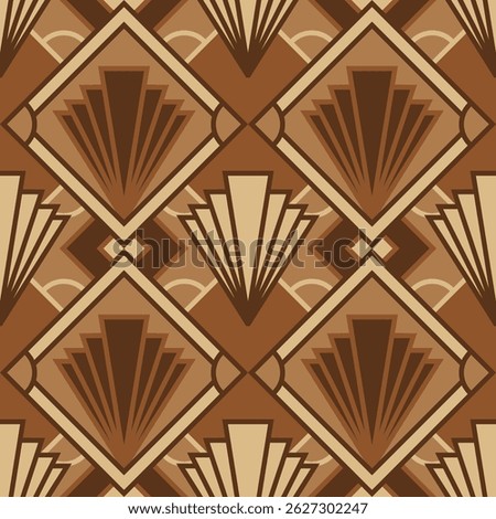 Art Deco Seamless Pattern Illustration