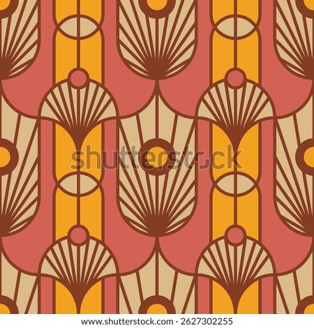Art Deco Seamless Pattern Illustration