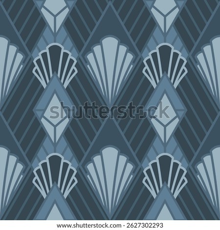 Art Deco Seamless Pattern Illustration