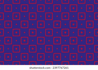 Kunstdeko nahtloses Muster, luxuriöse Tapete mit geometrischer Form, geometrisches Muster in hoher Detailgenauigkeit.Muster auf blauem Hintergrund