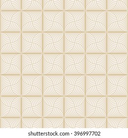 Art deco seamless pattern. Modern stylish texture. Repeating geometrical shapes, arched scales. Vector element of graphic design