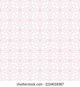 Patrón art deco sin fisuras con formas geométricas de textura blanca rosada. Resumen del fondo de la moda. Baldosas geométricas art deco líneas vector patrón sin fisuras en color rosa sin oro rosa.