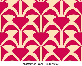Art Deco seamless pattern. Retro vintage ornamental geometrical pattern, ornate texture. Element for design