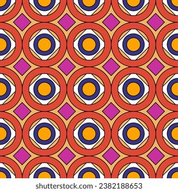 Art deco Seamless Pattern. Retro line art texture. Vector Illustration of Stylish Geometric Background