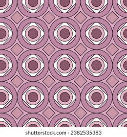 Art deco Seamless Pattern. Retro line art texture. Vector Illustration of Stylish Geometric Background