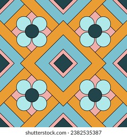 Patrón Art Decó Seamless. Textura de arte de línea retro. Ilustración vectorial del fondo geométrico elegante
