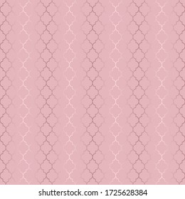 Patrón art deco sin fisuras con formas geométricas de textura de gradiente rosa dorado. Resumen del fondo de la moda. Baldosas geométricas art deco líneas vector patrón sin fisuras en color rosa sin oro rosa.