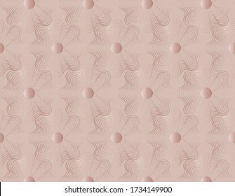 Art deco seamless pattern with rose gold, Simple design for wallpaper, Art deco seamless pattern with rose gold geometric shapes and pink glitter texture.