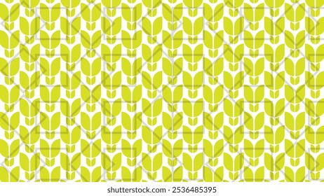 Art deco seamless pattern and striped line with oval shape, 