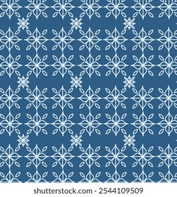Art deco seamless pattern with striped line and oval shape, floral vector illustration.