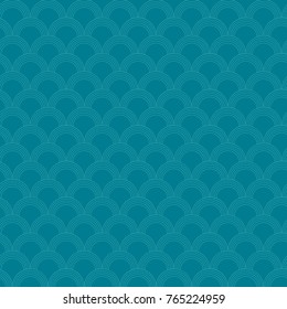 Art deco seamless pattern and Swatches included 