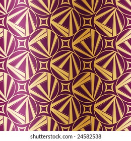 Art Deco seamless pattern (vector); a JPG version is also available