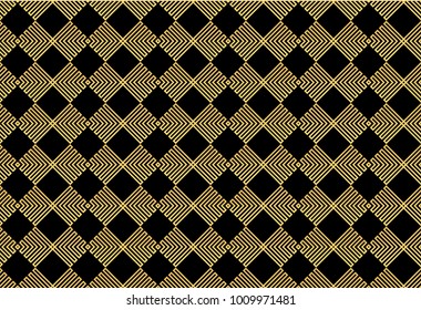 Art Deco seamless pattern.decoration ornament.