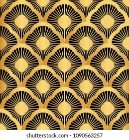 Art Deco seamless pattern.decoration ornament.