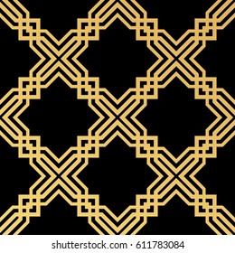 Art Deco seamless pattern.decoration ornament.
