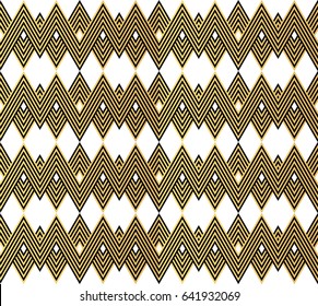 Art Deco seamless pattern.decoration ornament.