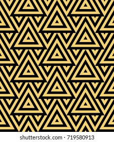 Art Deco seamless pattern.decoration ornament.