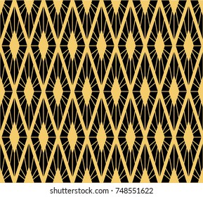 Art Deco seamless pattern.decoration ornament.