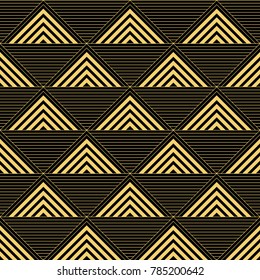 Art Deco seamless pattern.decoration ornament.