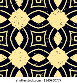 Art Deco seamless vintage wallpaper pattern. Geometric decorative background